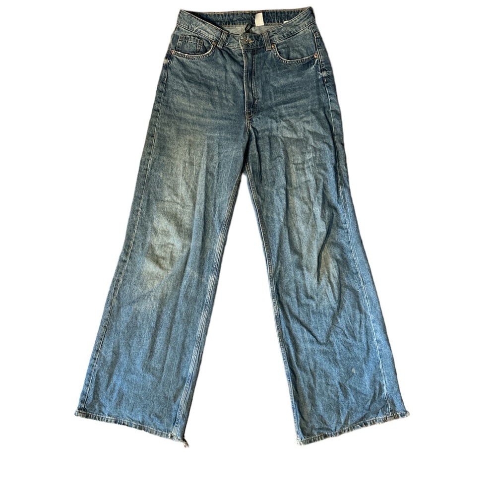 H&M High Waist Baggy Jeans